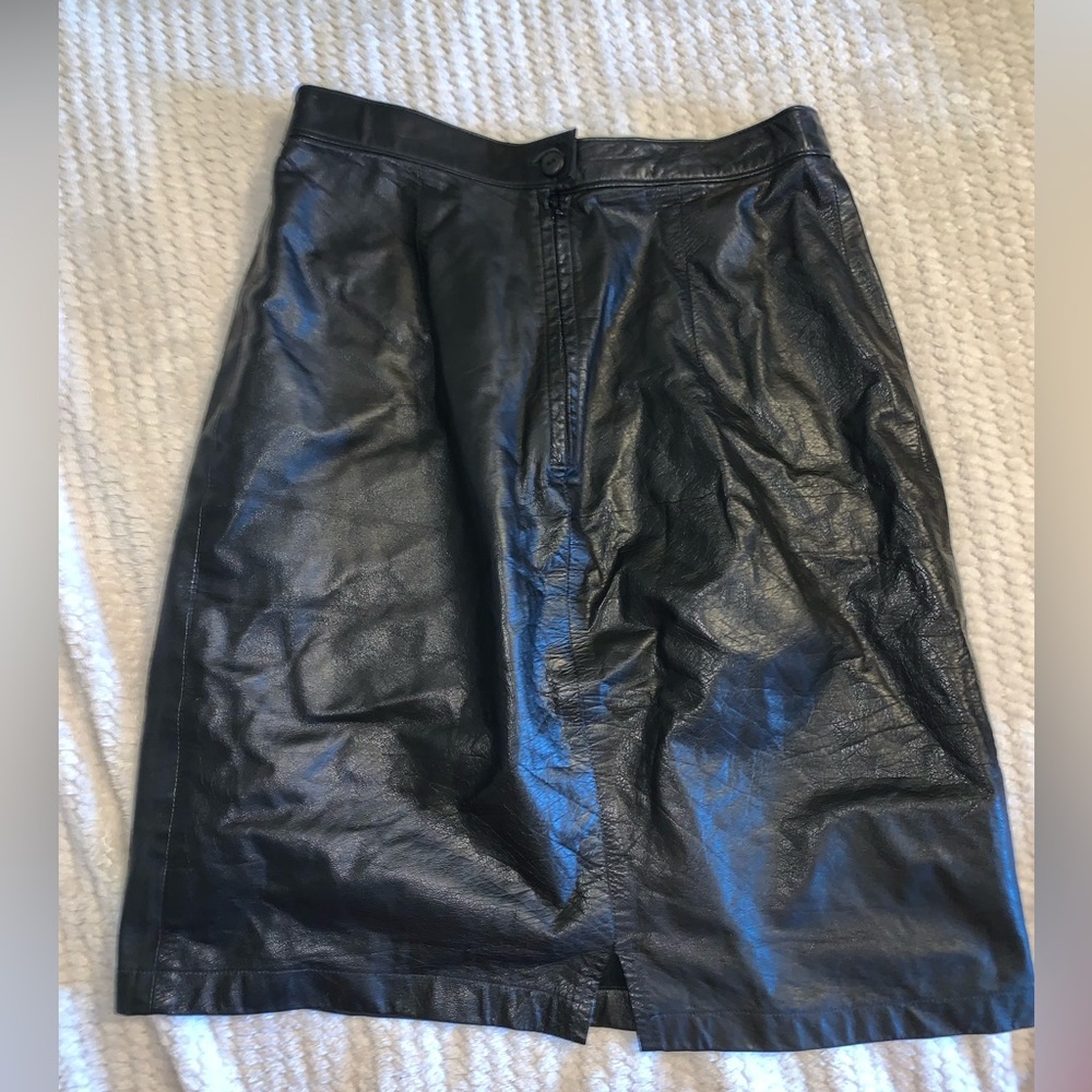 faux letter skirt